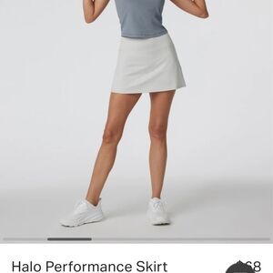 VUORI Halo Performance Skirt Pale Heather Grey Small